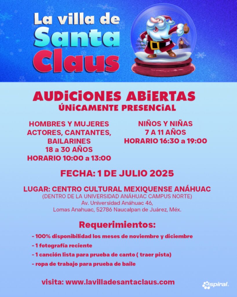 Audiciones abiertas