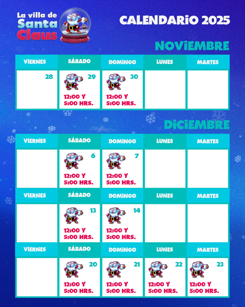 calendario noviembre 2025